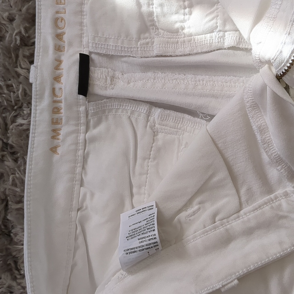 American Eagle Super Stretch Midi Denim Shorts - Picture 2 of 5